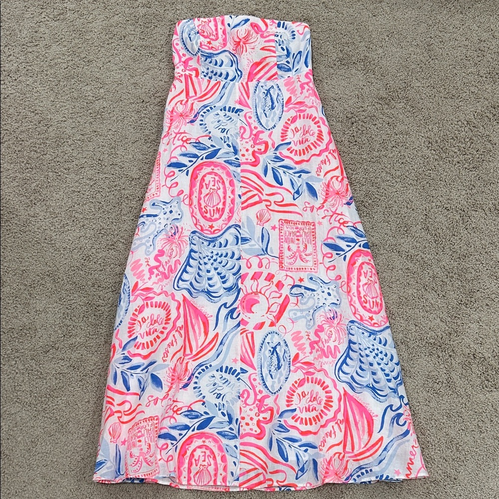 Lilly Pulitzer Jorgian Midi Dress - Seacoast Linen